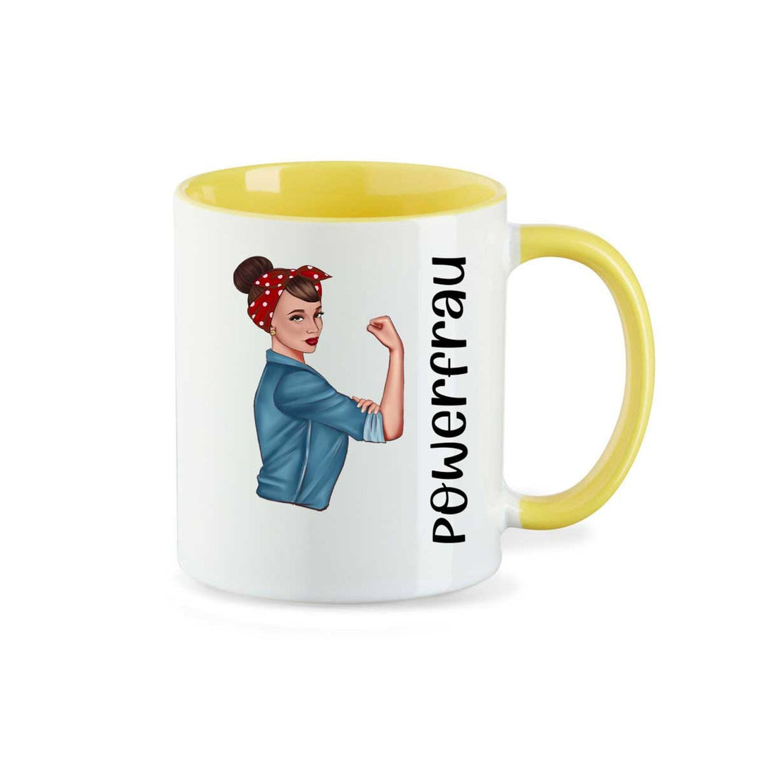 all - yours24 Tasse Powerfrau Geschenkideen Tasse mit Spruch Geschenke Kaffee - Tasse - all - yours24