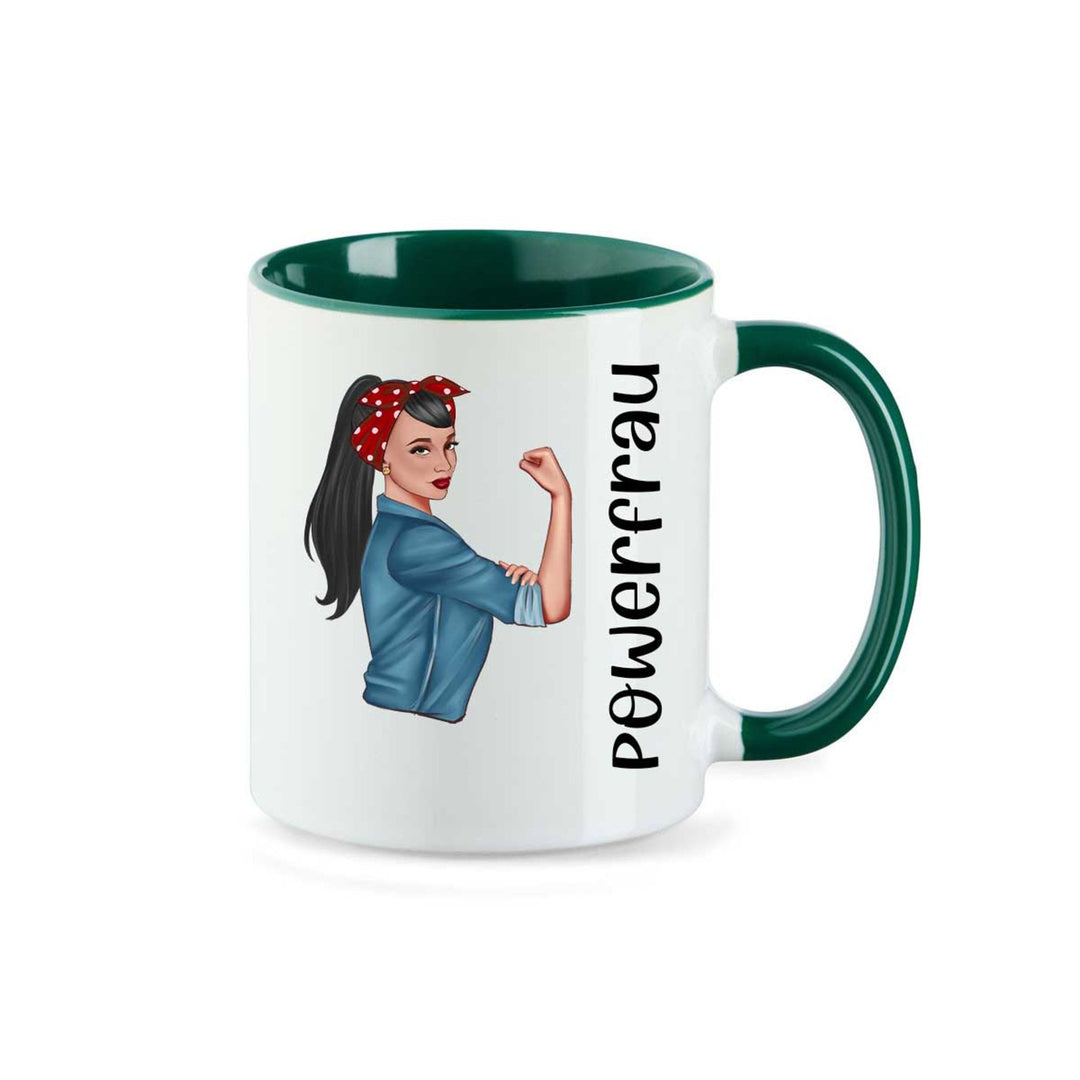 all - yours24 Tasse Powerfrau Geschenkideen Tasse mit Spruch Geschenke Kaffee - Tasse - all - yours24
