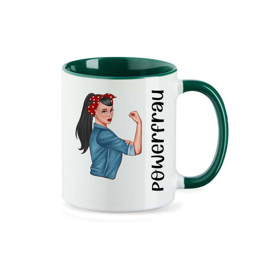 all - yours24 Tasse Powerfrau Geschenkideen Tasse mit Spruch Geschenke Kaffee - Tasse - all - yours24
