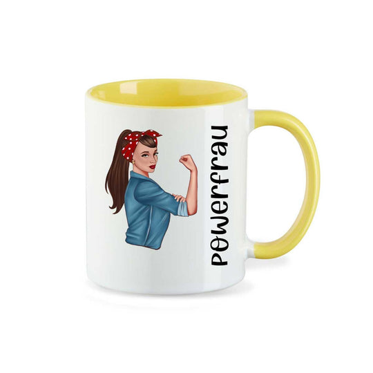 all - yours24 Tasse Powerfrau Geschenkideen Tasse mit Spruch Geschenke Kaffee - Tasse - all - yours24