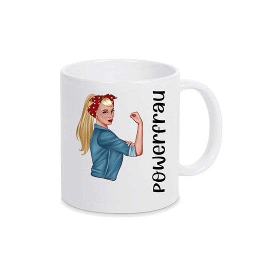 all - yours24 Tasse Powerfrau Geschenkideen Tasse mit Spruch Geschenke Kaffee - Tasse - all - yours24
