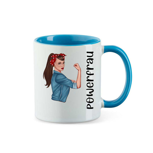 all - yours24 Tasse Powerfrau Geschenkideen Tasse mit Spruch Geschenke Kaffee - Tasse - all - yours24