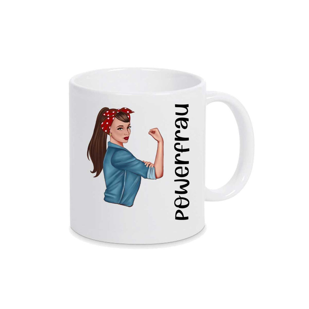 all - yours24 Tasse Powerfrau Geschenkideen Tasse mit Spruch Geschenke Kaffee - Tasse - all - yours24