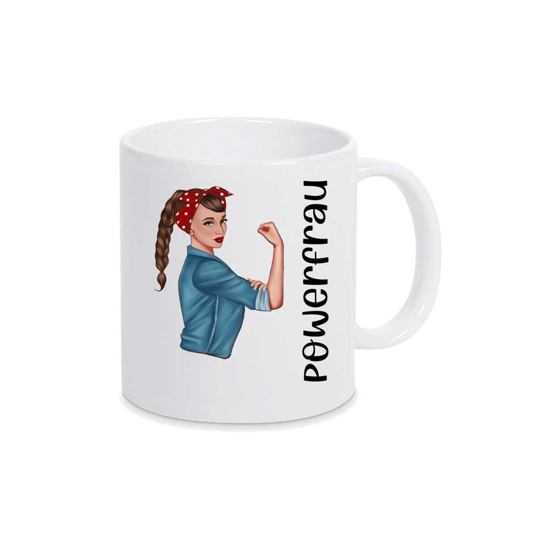 all - yours24 Tasse Powerfrau Geschenkideen Tasse mit Spruch Geschenke Kaffee - Tasse - all - yours24
