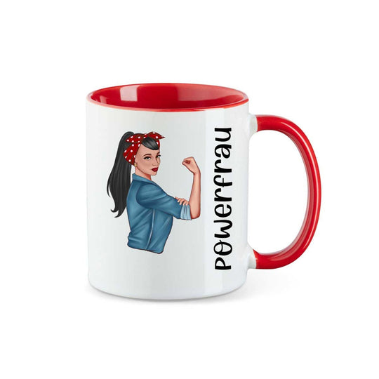 all - yours24 Tasse Powerfrau Geschenkideen Tasse mit Spruch Geschenke Kaffee - Tasse - all - yours24