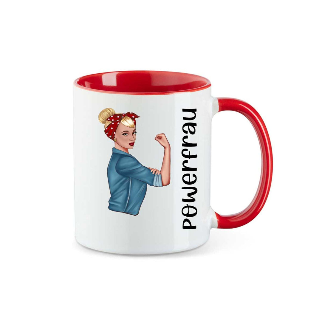 all - yours24 Tasse Powerfrau Geschenkideen Tasse mit Spruch Geschenke Kaffee - Tasse - all - yours24