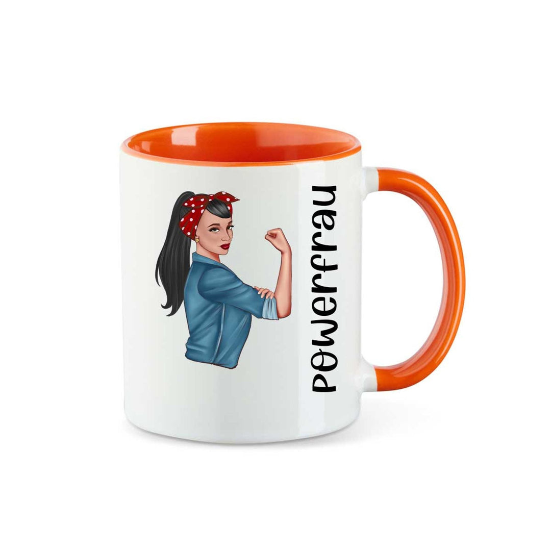 all - yours24 Tasse Powerfrau Geschenkideen Tasse mit Spruch Geschenke Kaffee - Tasse - all - yours24