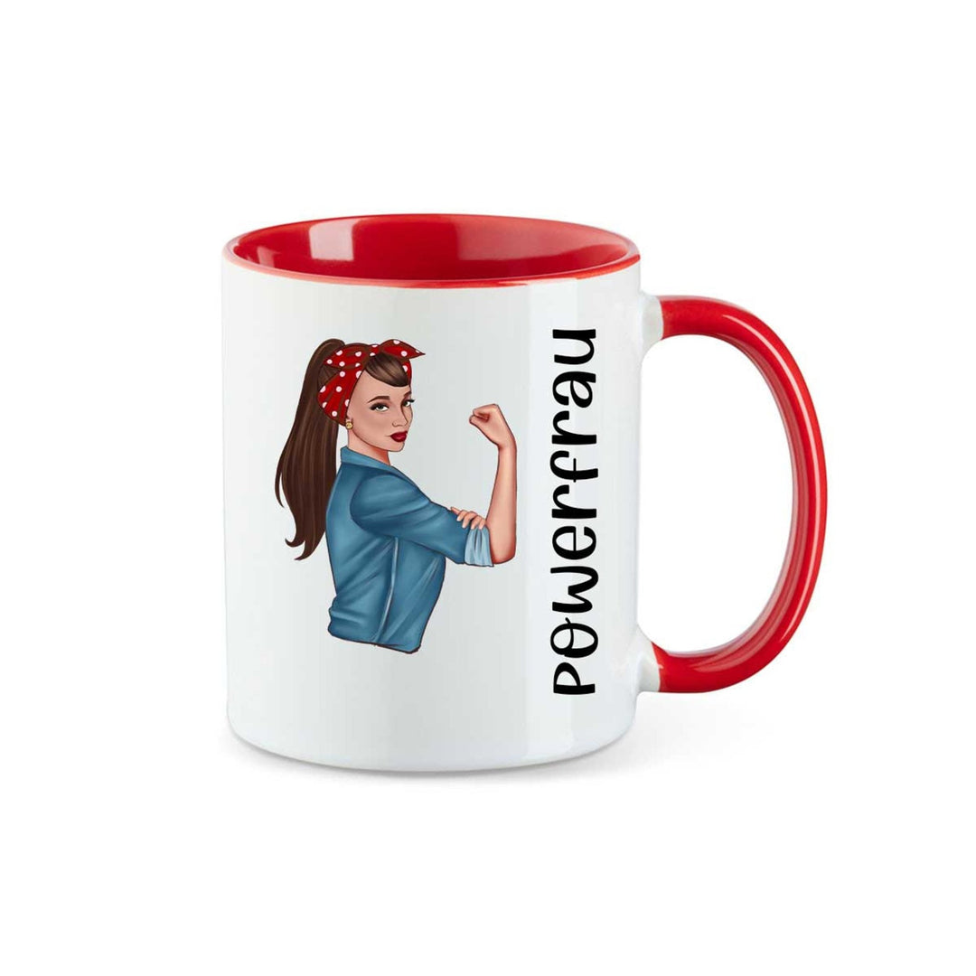 all - yours24 Tasse Powerfrau Geschenkideen Tasse mit Spruch Geschenke Kaffee - Tasse - all - yours24