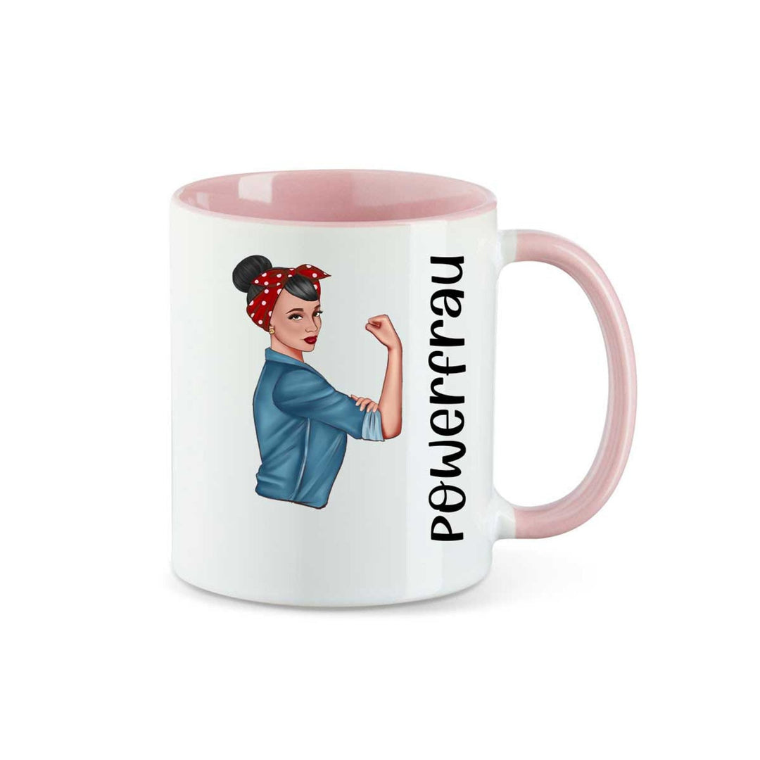 all - yours24 Tasse Powerfrau Geschenkideen Tasse mit Spruch Geschenke Kaffee - Tasse - all - yours24