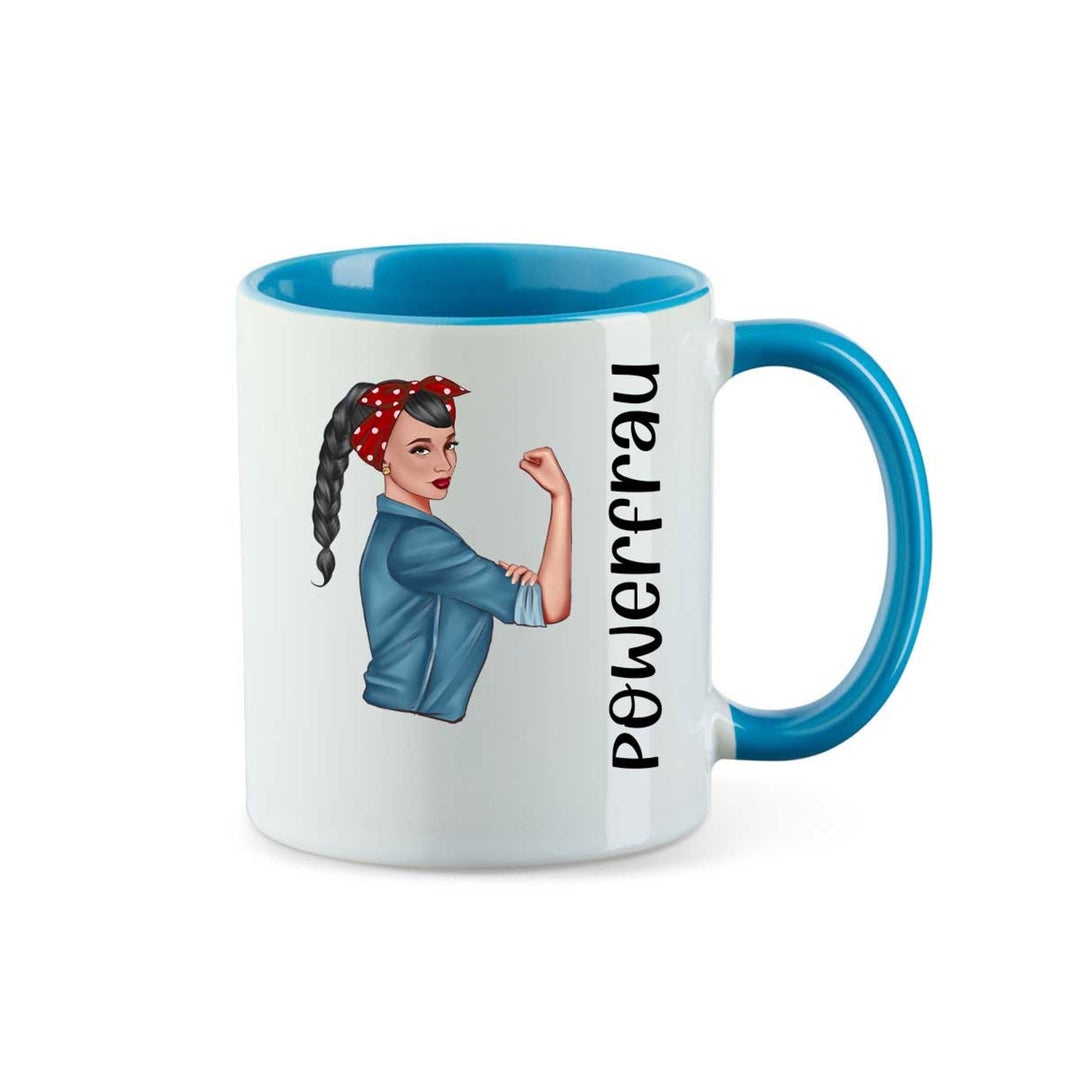 all - yours24 Tasse Powerfrau Geschenkideen Tasse mit Spruch Geschenke Kaffee - Tasse - all - yours24