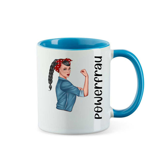all - yours24 Tasse Powerfrau Geschenkideen Tasse mit Spruch Geschenke Kaffee - Tasse - all - yours24