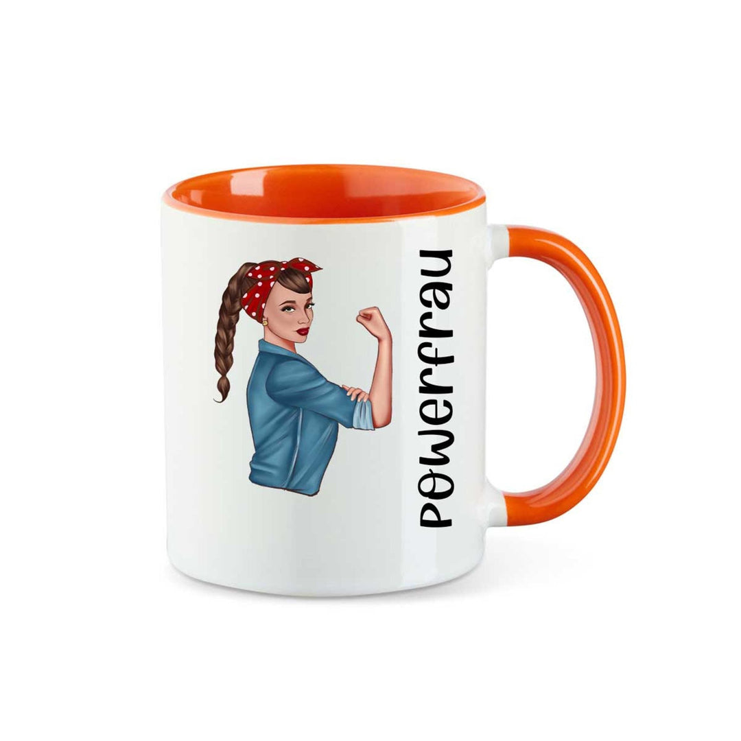 all - yours24 Tasse Powerfrau Geschenkideen Tasse mit Spruch Geschenke Kaffee - Tasse - all - yours24