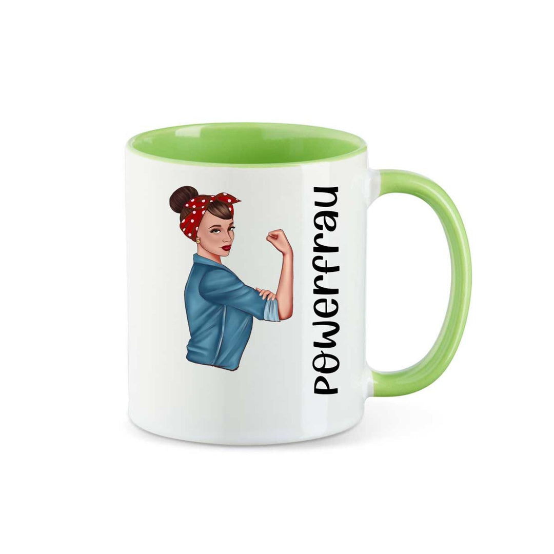all - yours24 Tasse Powerfrau Geschenkideen Tasse mit Spruch Geschenke Kaffee - Tasse - all - yours24