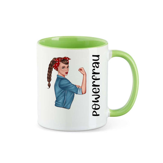 all - yours24 Tasse Powerfrau Geschenkideen Tasse mit Spruch Geschenke Kaffee - Tasse - all - yours24