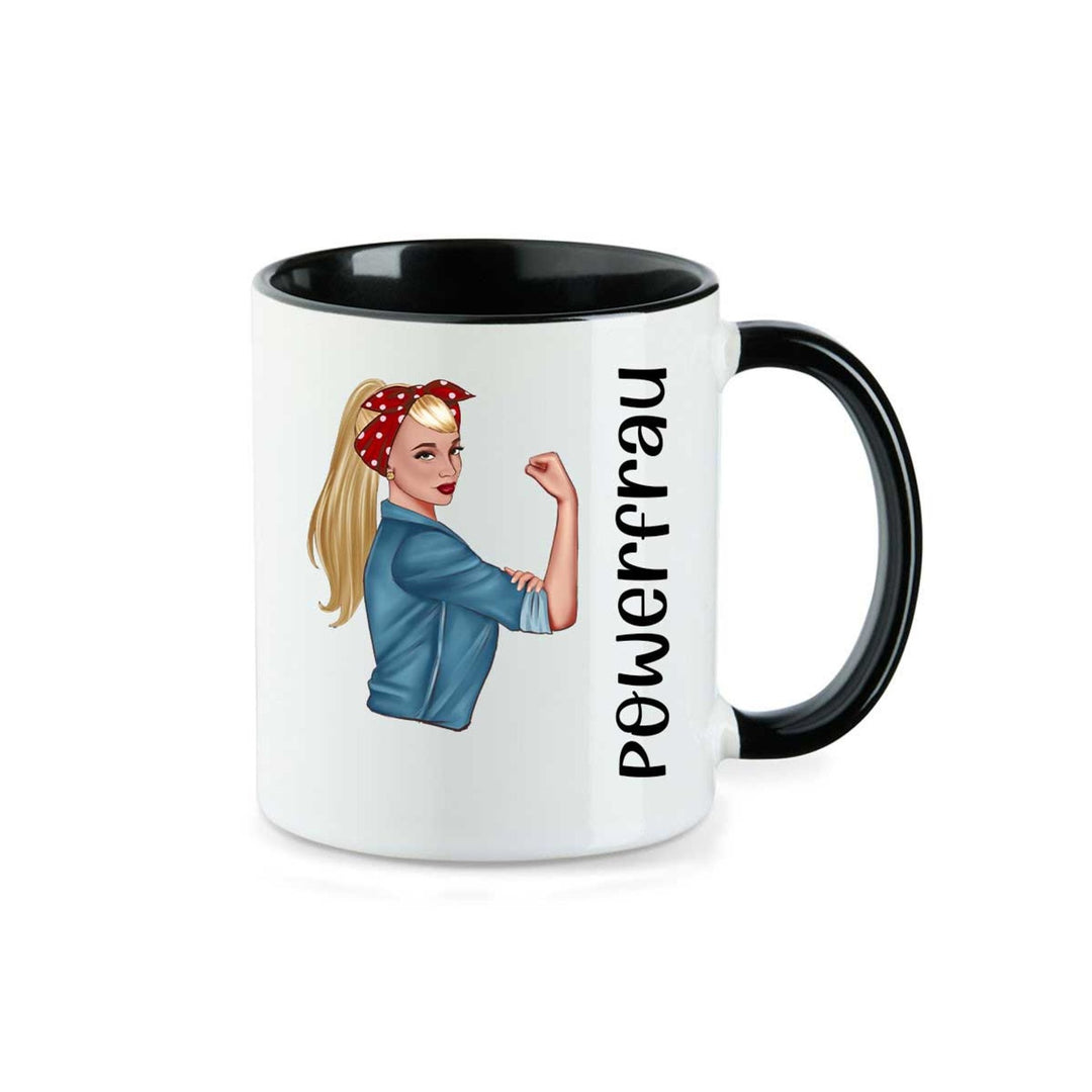 all - yours24 Tasse Powerfrau Geschenkideen Tasse mit Spruch Geschenke Kaffee - Tasse - all - yours24