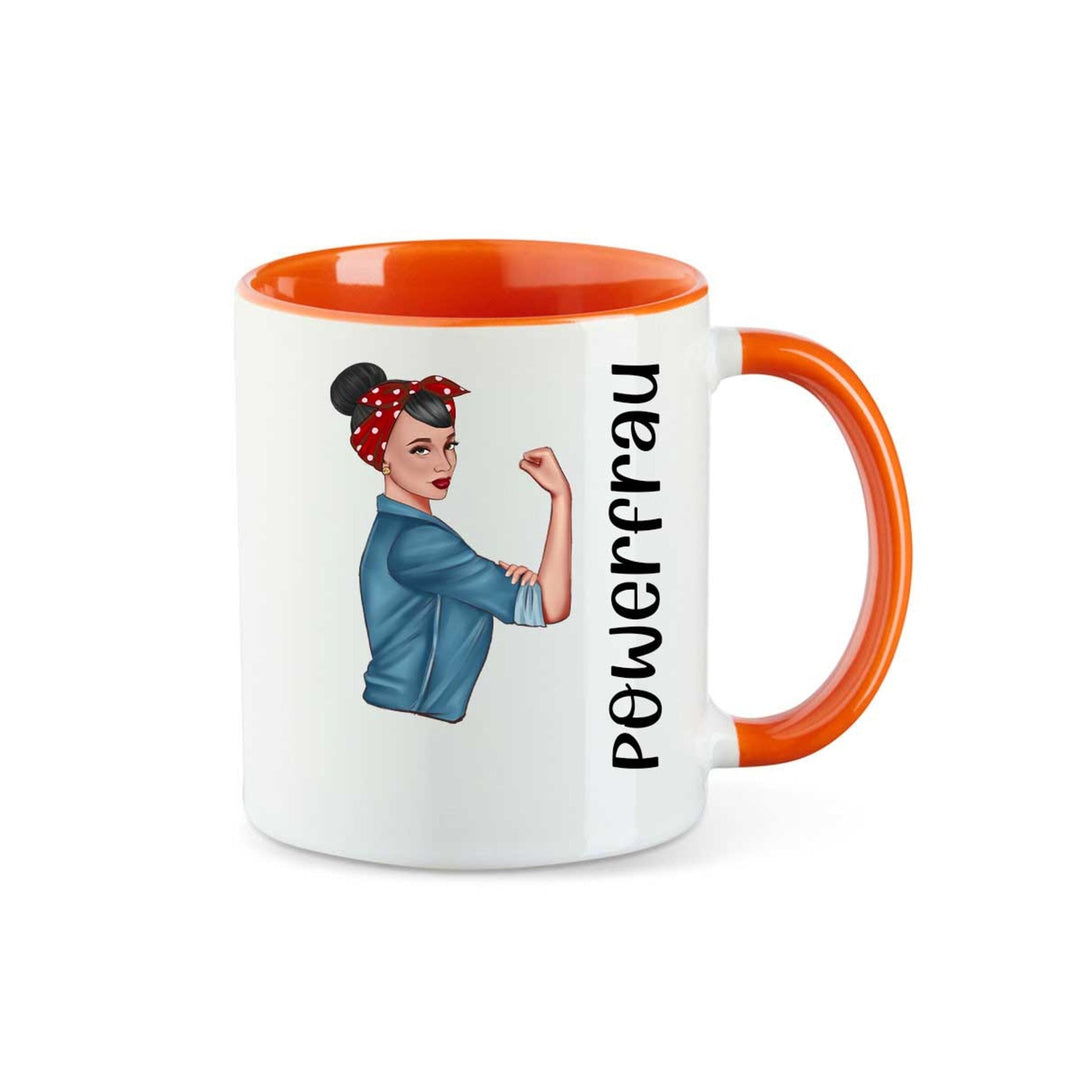 all - yours24 Tasse Powerfrau Geschenkideen Tasse mit Spruch Geschenke Kaffee - Tasse - all - yours24