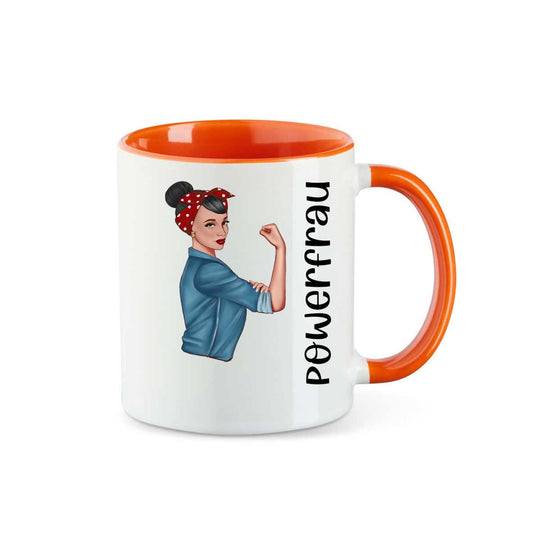 all - yours24 Tasse Powerfrau Geschenkideen Tasse mit Spruch Geschenke Kaffee - Tasse - all - yours24