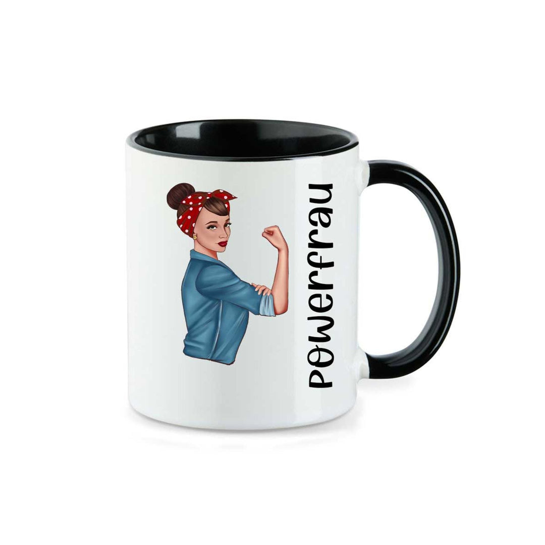 all - yours24 Tasse Powerfrau Geschenkideen Tasse mit Spruch Geschenke Kaffee - Tasse - all - yours24