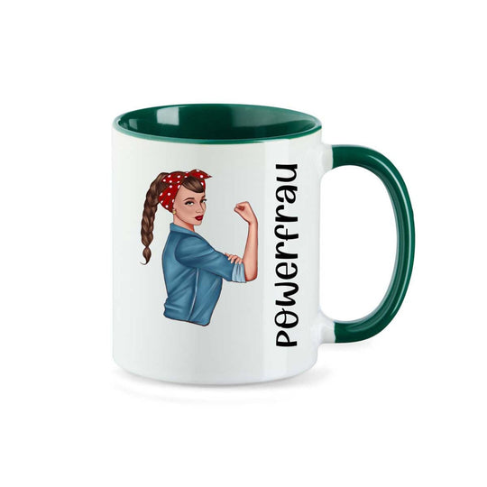 all - yours24 Tasse Powerfrau Geschenkideen Tasse mit Spruch Geschenke Kaffee - Tasse - all - yours24