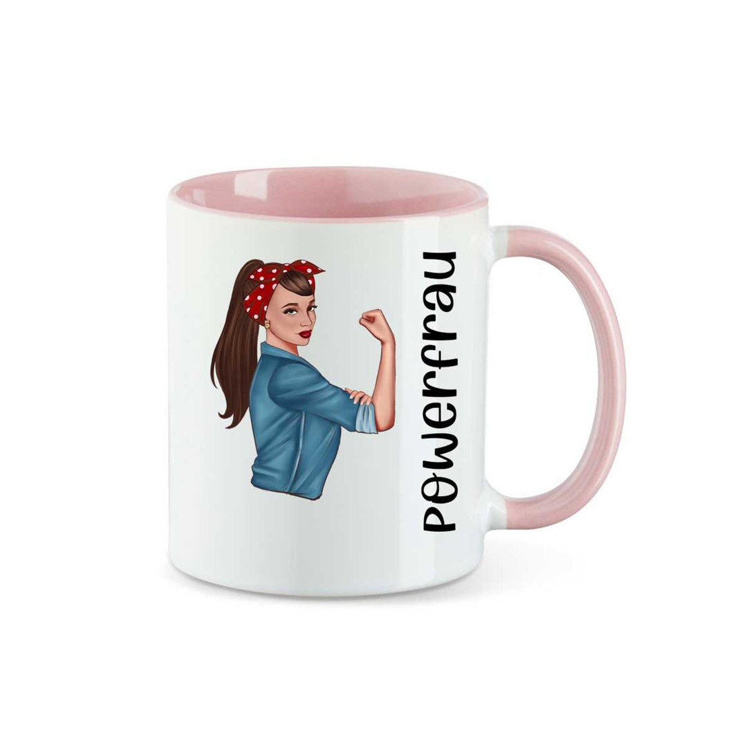 all - yours24 Tasse Powerfrau Geschenkideen Tasse mit Spruch Geschenke Kaffee - Tasse - all - yours24