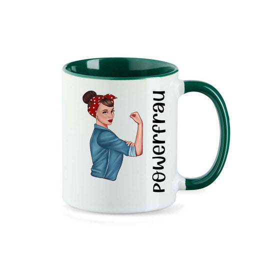 all - yours24 Tasse Powerfrau Geschenkideen Tasse mit Spruch Geschenke Kaffee - Tasse - all - yours24