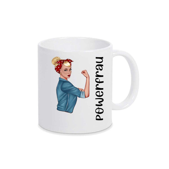 all - yours24 Tasse Powerfrau Geschenkideen Tasse mit Spruch Geschenke Kaffee - Tasse - all - yours24