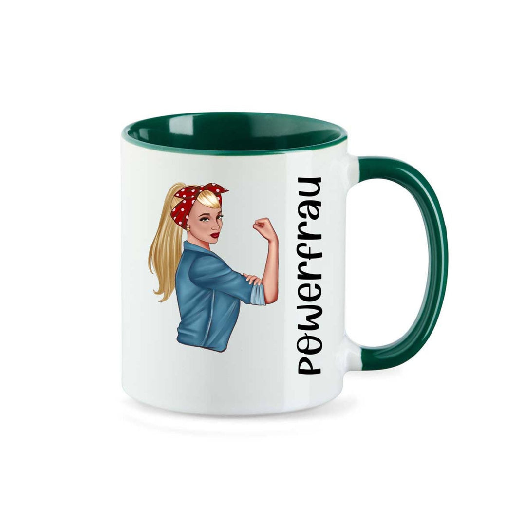 all - yours24 Tasse Powerfrau Geschenkideen Tasse mit Spruch Geschenke Kaffee - Tasse - all - yours24