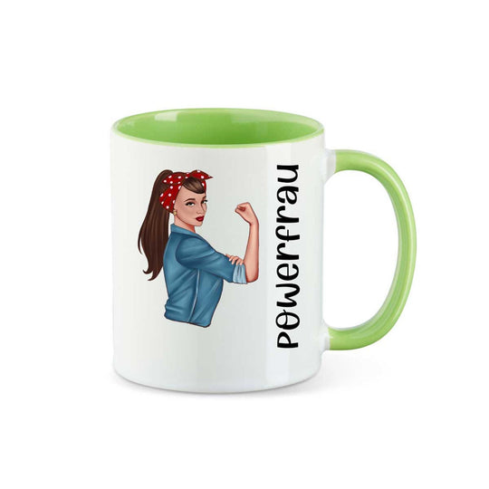 all - yours24 Tasse Powerfrau Geschenkideen Tasse mit Spruch Geschenke Kaffee - Tasse - all - yours24