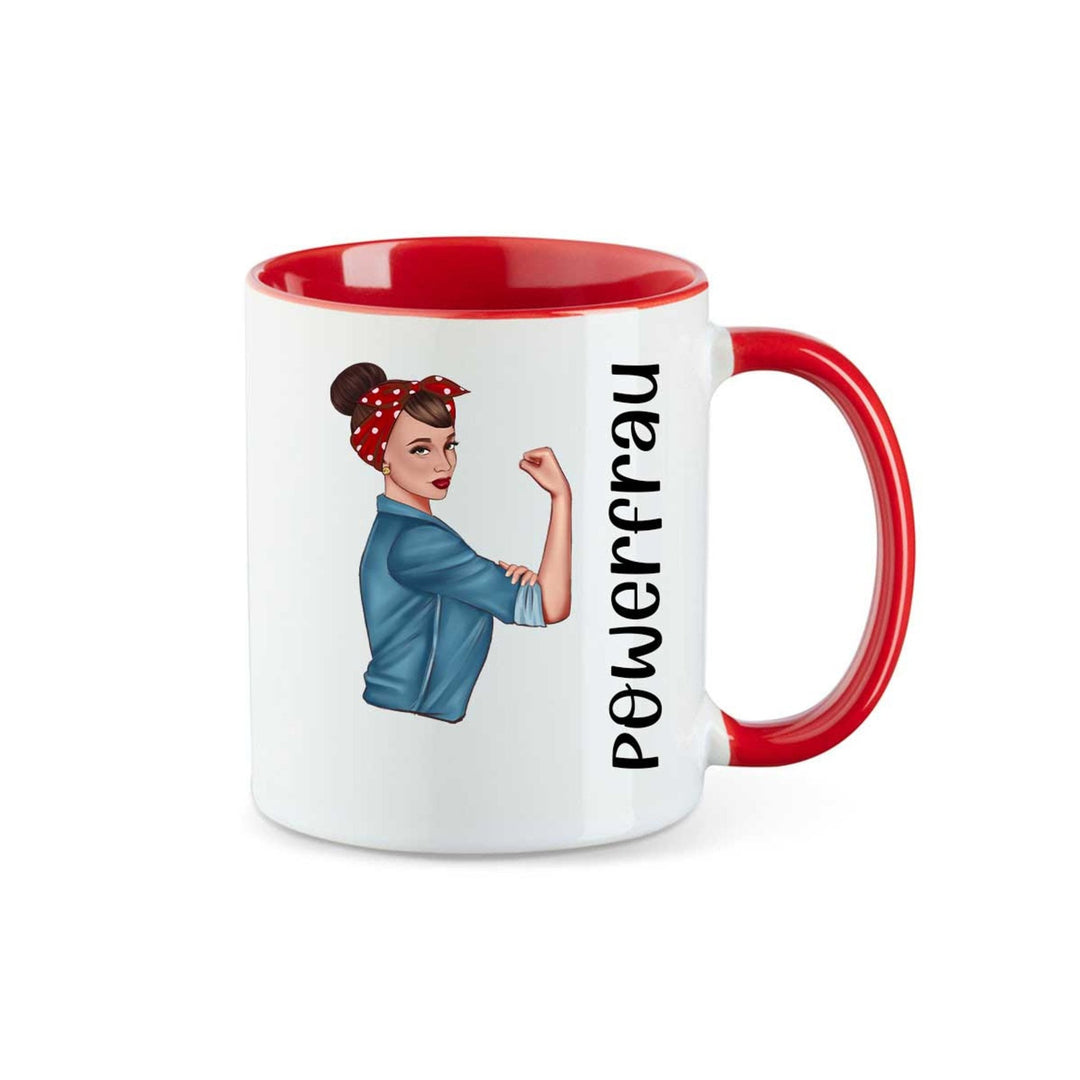 all - yours24 Tasse Powerfrau Geschenkideen Tasse mit Spruch Geschenke Kaffee - Tasse - all - yours24