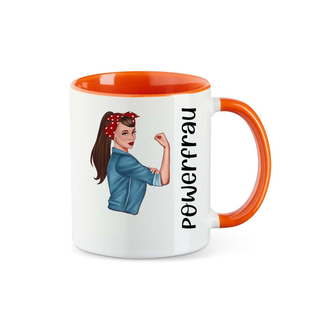 all - yours24 Tasse Powerfrau Geschenkideen Tasse mit Spruch Geschenke Kaffee - Tasse - all - yours24