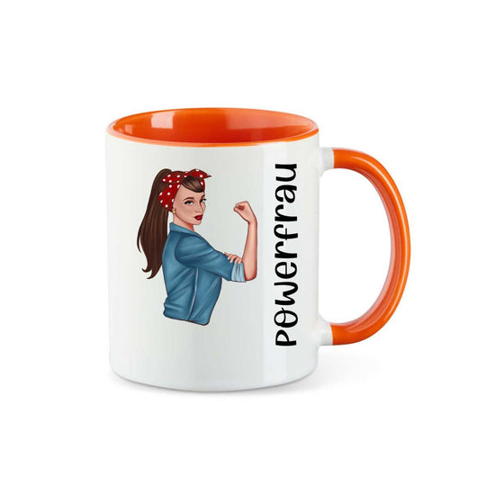 all - yours24 Tasse Powerfrau Geschenkideen Tasse mit Spruch Geschenke Kaffee - Tasse - all - yours24