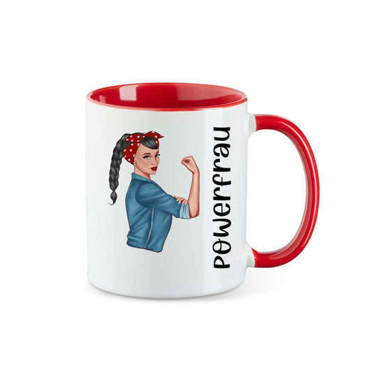 all - yours24 Tasse Powerfrau Geschenkideen Tasse mit Spruch Geschenke Kaffee - Tasse - all - yours24