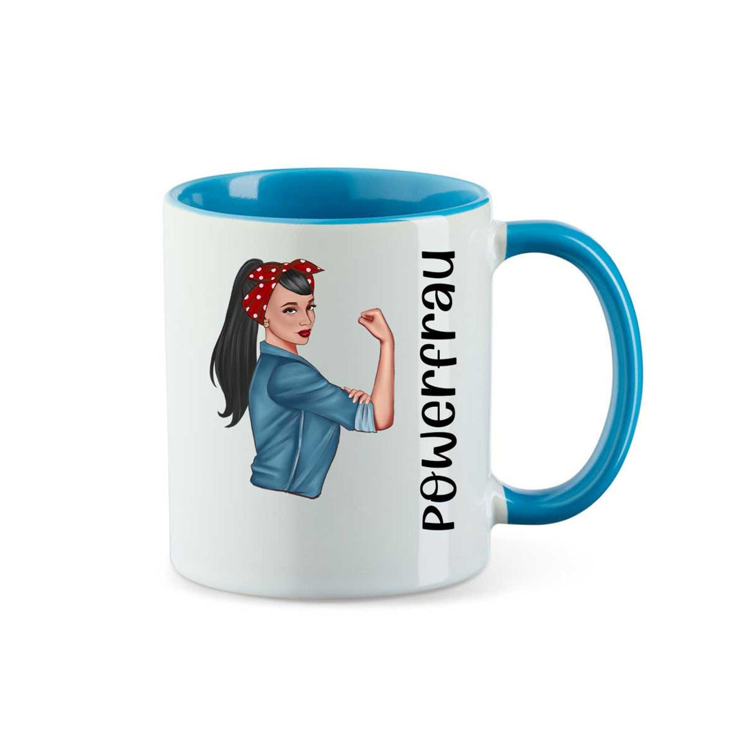 all - yours24 Tasse Powerfrau Geschenkideen Tasse mit Spruch Geschenke Kaffee - Tasse - all - yours24