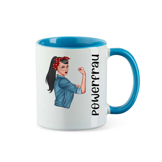 all - yours24 Tasse Powerfrau Geschenkideen Tasse mit Spruch Geschenke Kaffee - Tasse - all - yours24