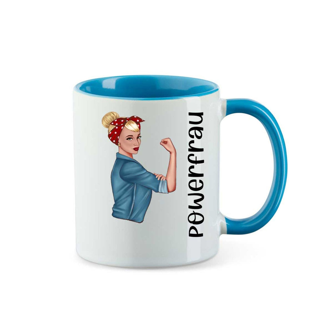 all - yours24 Tasse Powerfrau Geschenkideen Tasse mit Spruch Geschenke Kaffee - Tasse - all - yours24