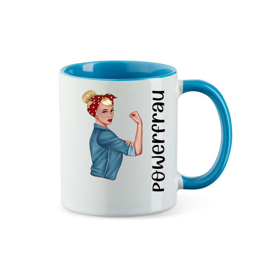 all - yours24 Tasse Powerfrau Geschenkideen Tasse mit Spruch Geschenke Kaffee - Tasse - all - yours24