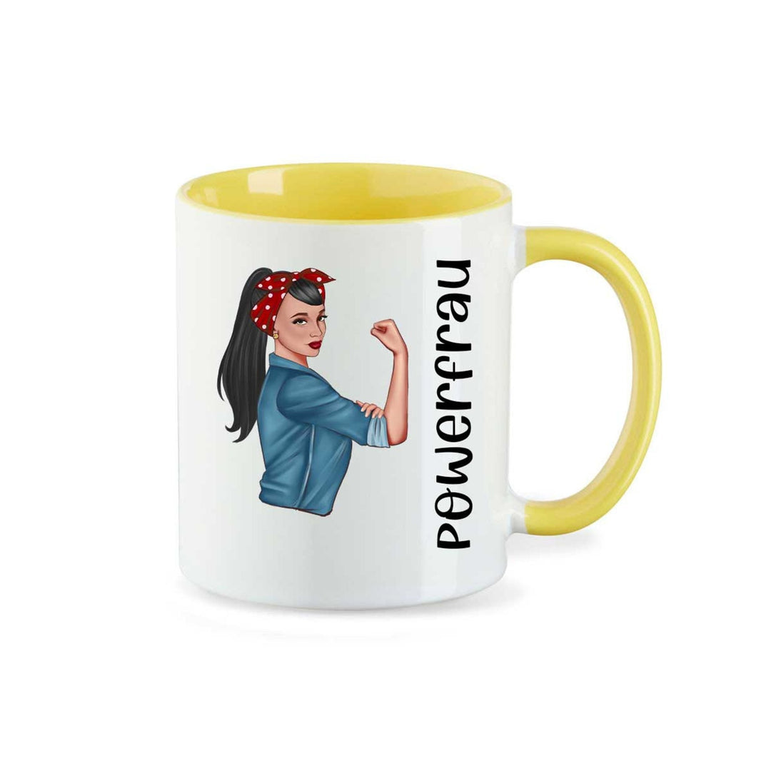 all - yours24 Tasse Powerfrau Geschenkideen Tasse mit Spruch Geschenke Kaffee - Tasse - all - yours24
