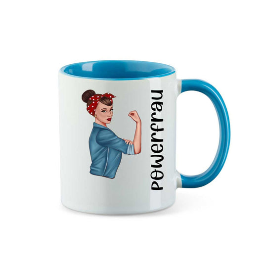 all - yours24 Tasse Powerfrau Geschenkideen Tasse mit Spruch Geschenke Kaffee - Tasse - all - yours24