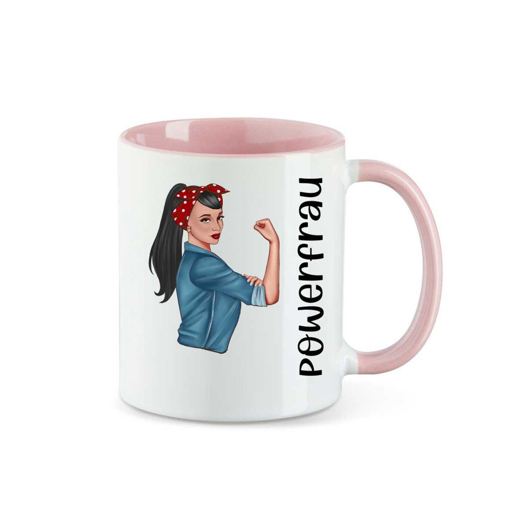 all - yours24 Tasse Powerfrau Geschenkideen Tasse mit Spruch Geschenke Kaffee - Tasse - all - yours24
