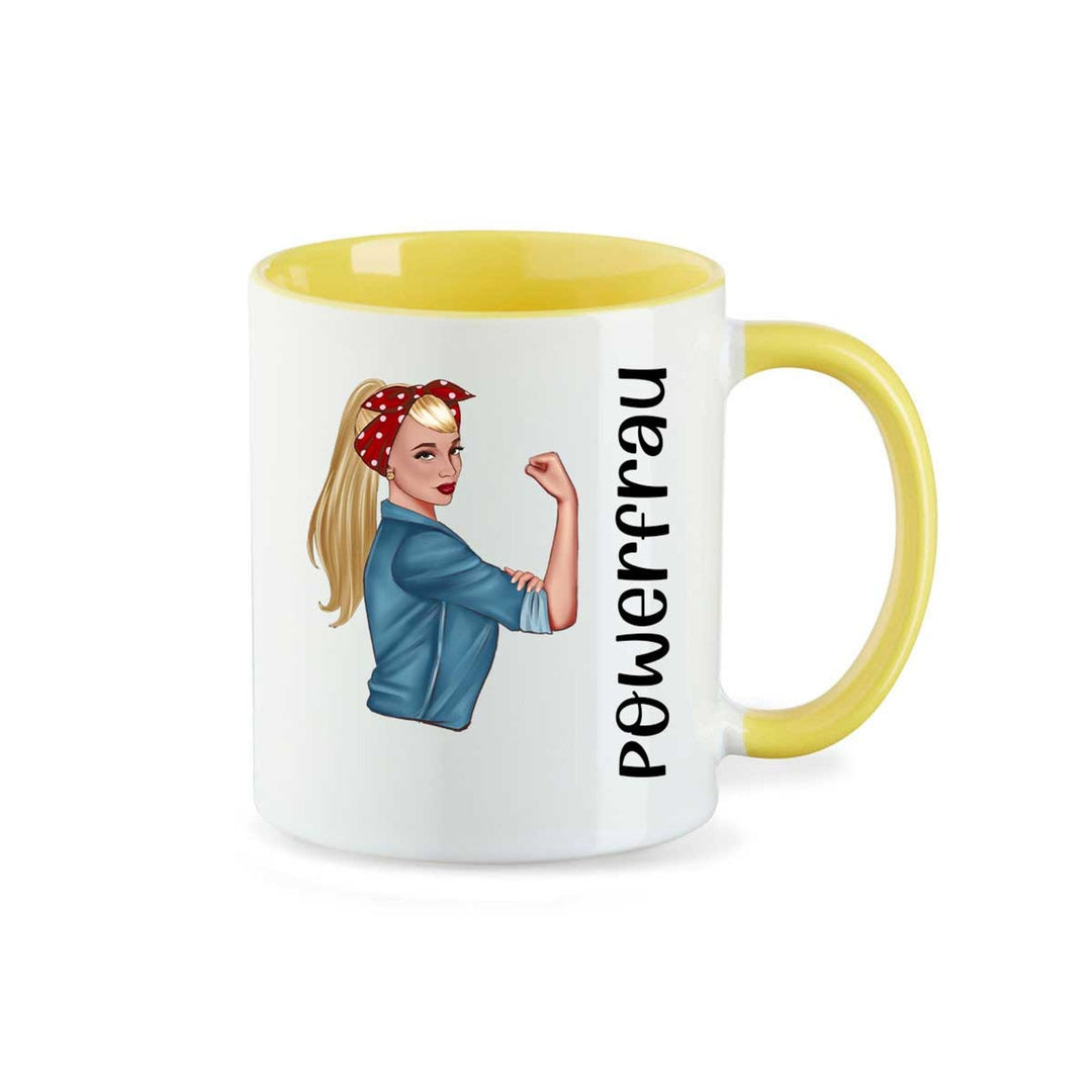 all - yours24 Tasse Powerfrau Geschenkideen Tasse mit Spruch Geschenke Kaffee - Tasse - all - yours24