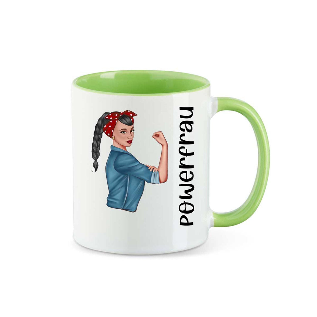 all - yours24 Tasse Powerfrau Geschenkideen Tasse mit Spruch Geschenke Kaffee - Tasse - all - yours24