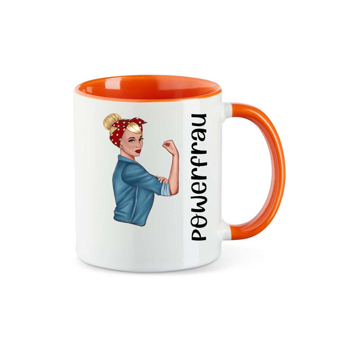 all - yours24 Tasse Powerfrau Geschenkideen Tasse mit Spruch Geschenke Kaffee - Tasse - all - yours24