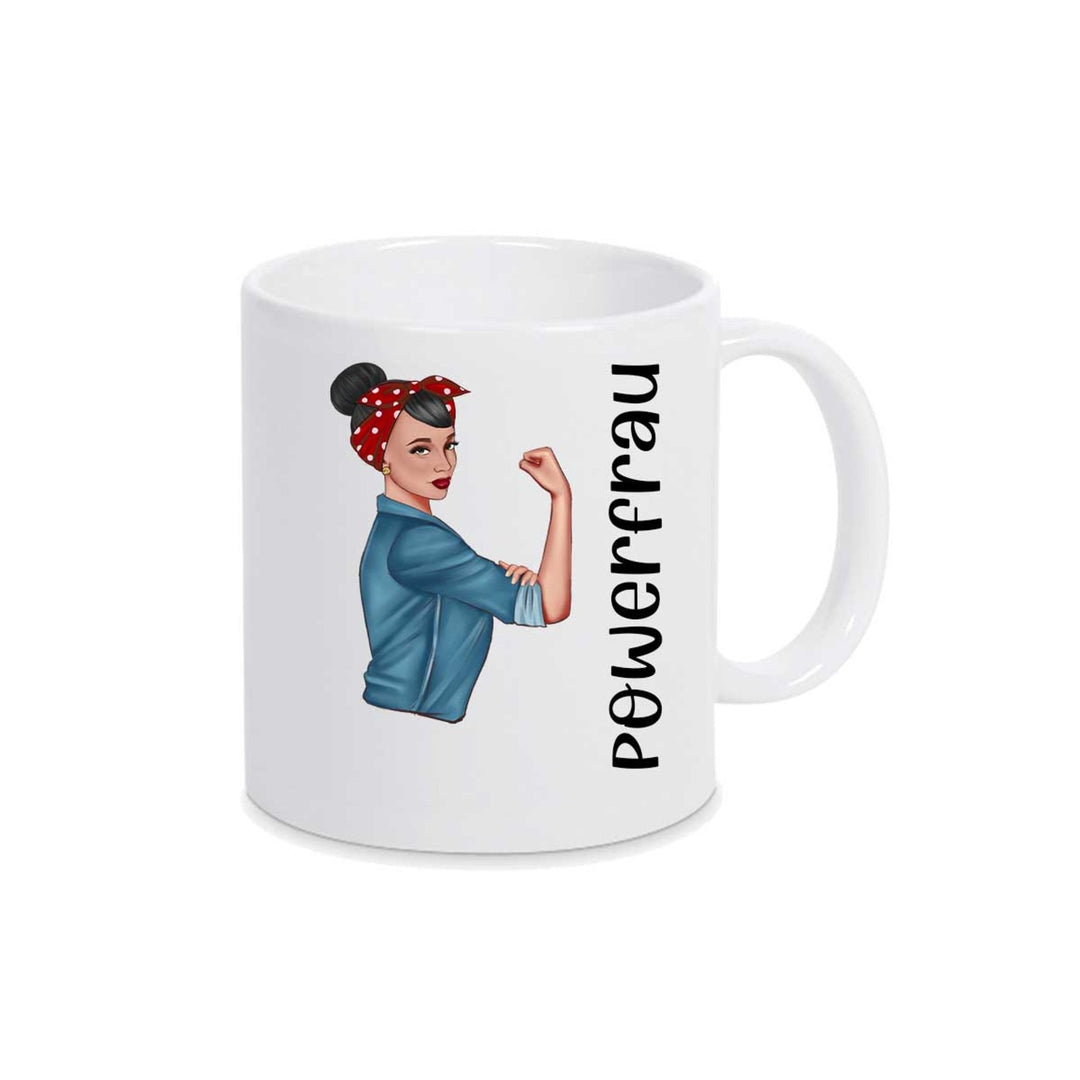 all - yours24 Tasse Powerfrau Geschenkideen Tasse mit Spruch Geschenke Kaffee - Tasse - all - yours24