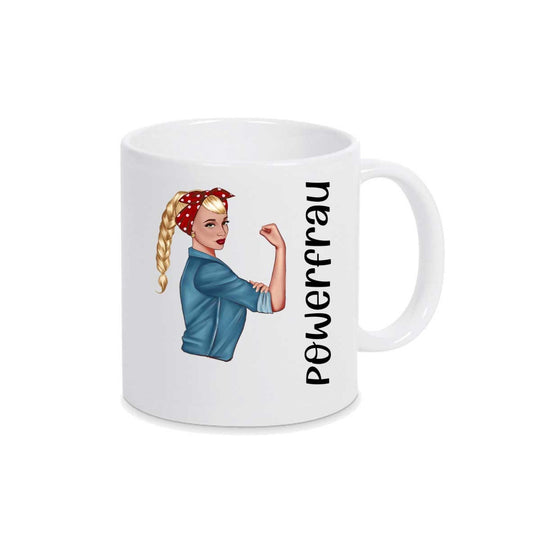 all - yours24 Tasse Powerfrau Geschenkideen Tasse mit Spruch Geschenke Kaffee - Tasse - all - yours24