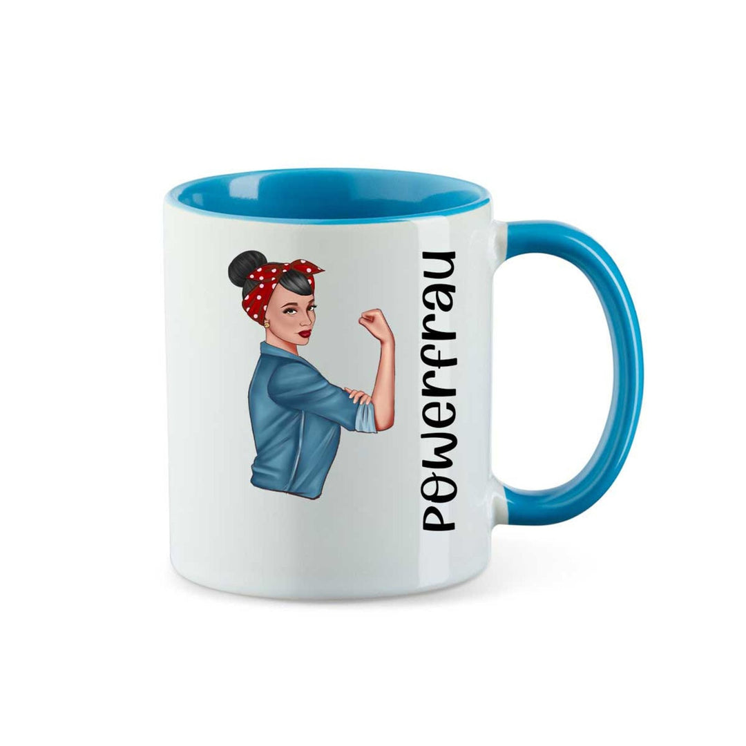all - yours24 Tasse Powerfrau Geschenkideen Tasse mit Spruch Geschenke Kaffee - Tasse - all - yours24