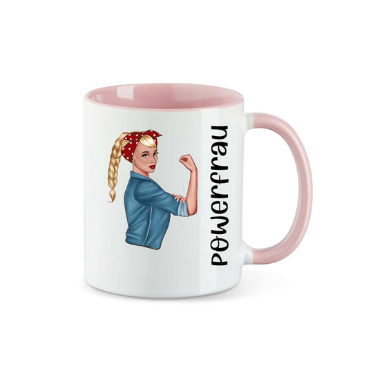 all - yours24 Tasse Powerfrau Geschenkideen Tasse mit Spruch Geschenke Kaffee - Tasse - all - yours24