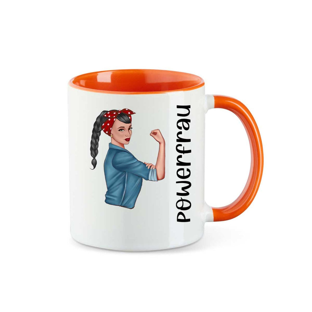 all - yours24 Tasse Powerfrau Geschenkideen Tasse mit Spruch Geschenke Kaffee - Tasse - all - yours24