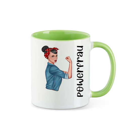 all - yours24 Tasse Powerfrau Geschenkideen Tasse mit Spruch Geschenke Kaffee - Tasse - all - yours24