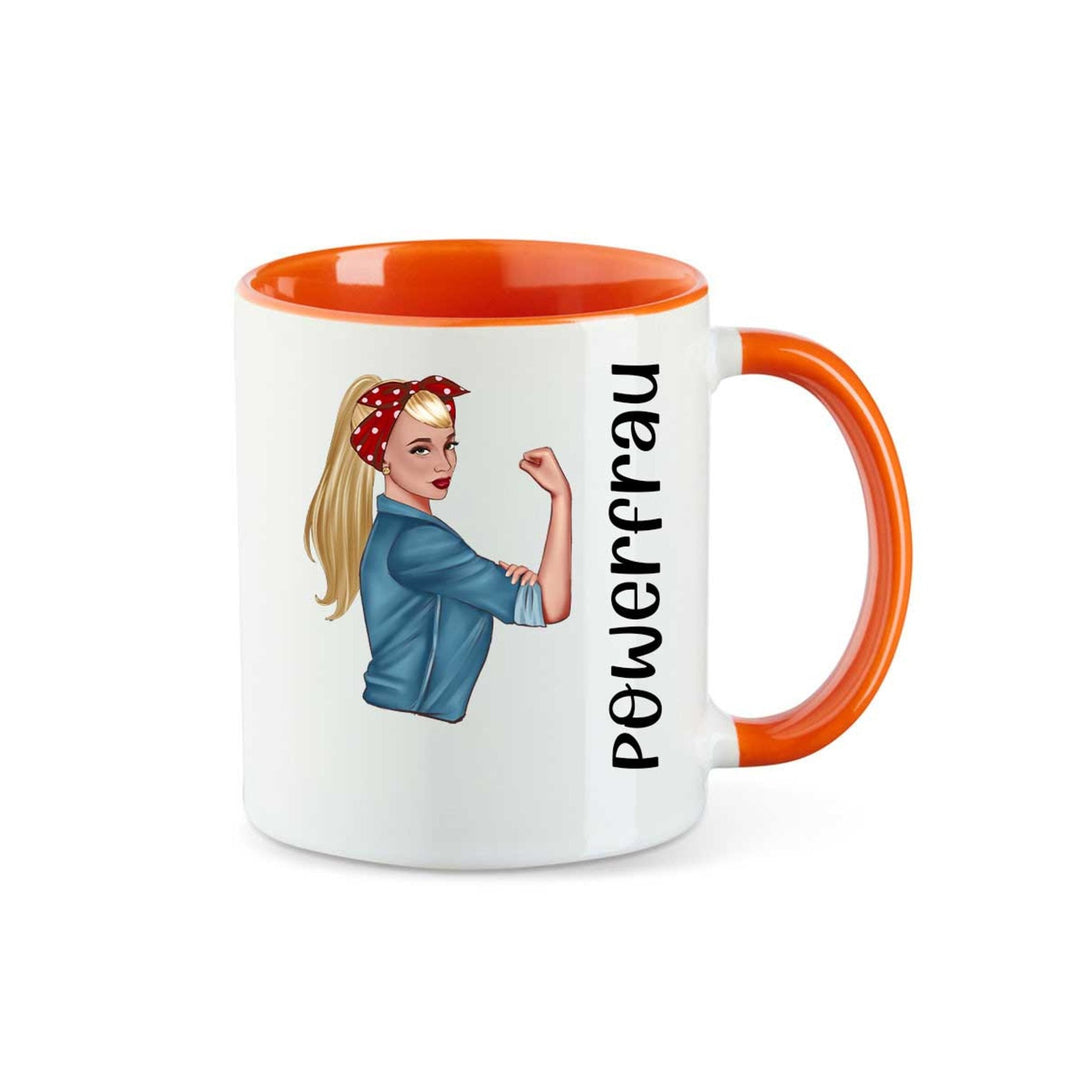 all - yours24 Tasse Powerfrau Geschenkideen Tasse mit Spruch Geschenke Kaffee - Tasse - all - yours24