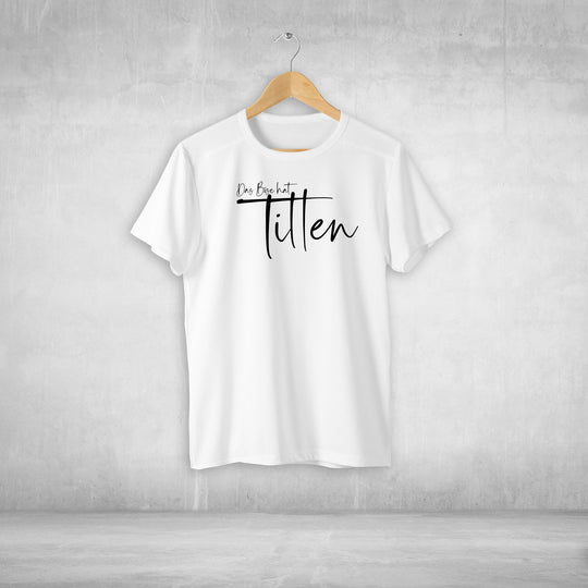 das Böse hat Titten Tshirt Unisex witziger Spruch Statement T-shirt - all - yours24